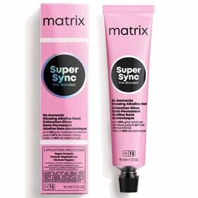 Matrix Super Sync Pre-Bonded Glossing Alkaline Demi-Permanent Hair Colour 90ml