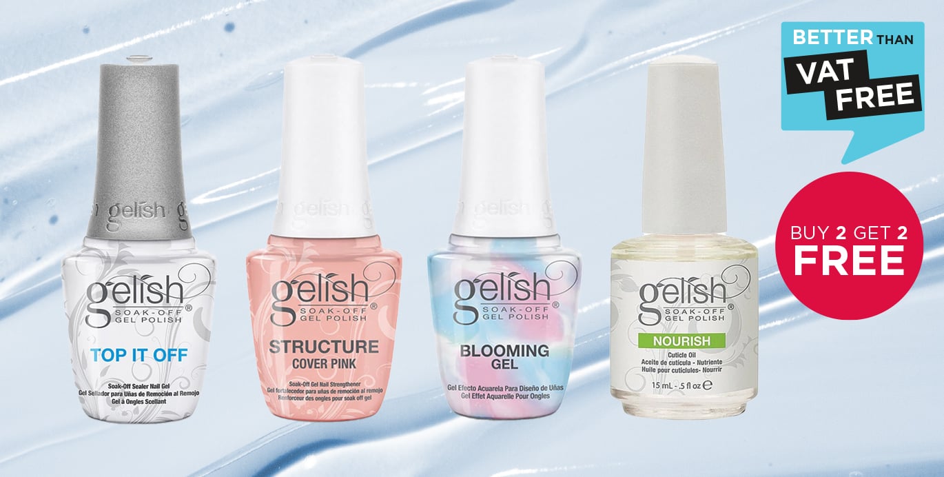 Buy 2 get 2 free across Gelish Nail range